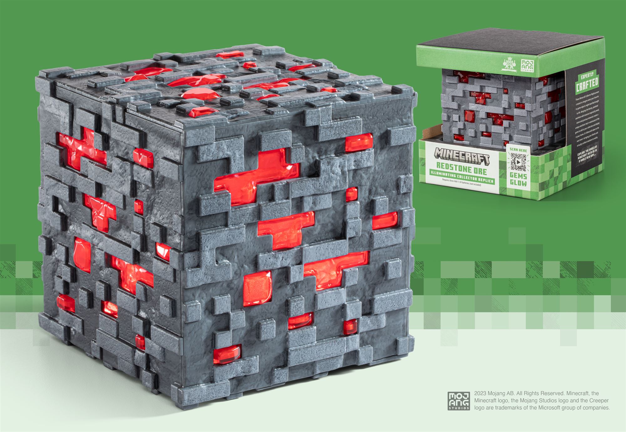 Minecraft illuminating Redstone Ore