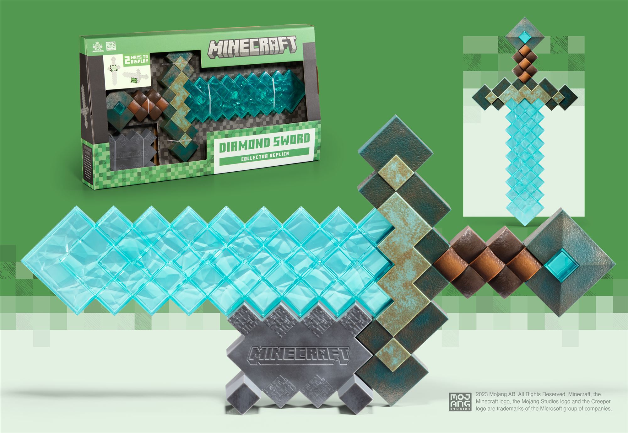 Minecraft Diamond Sword Collector Replica