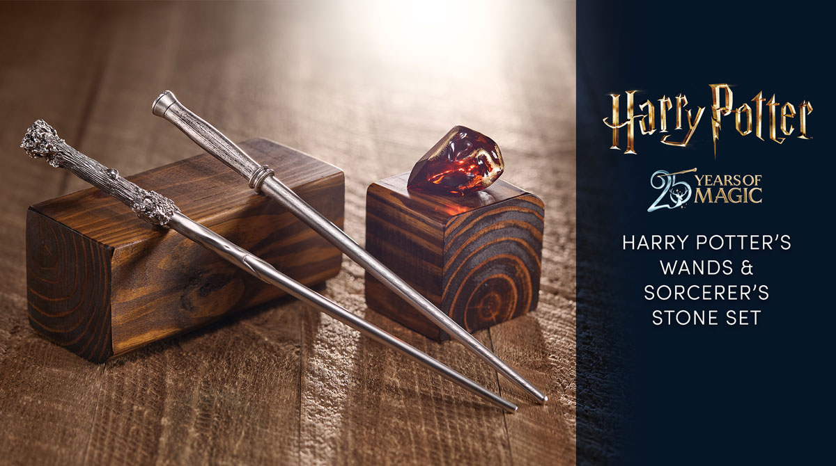 Harry Potter's Wands and Sorcerer's Stone Set